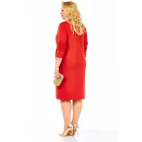 Платье Элль-Стиль 2443/1 красный