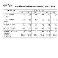 Блузка Fita 20531 Хариса белый