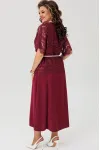Платье Mira Fashion 5718 бордовый Платье Mira Fashion 5718 бордовый