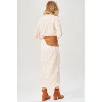 Платье Laikony 573 бежевый