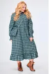 Платье Anelli 977 зелёный новый