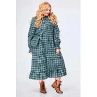 Платье Anelli 977 зелёный новый