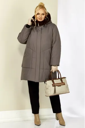 Куртка Shetti 2208 серо-лиловый