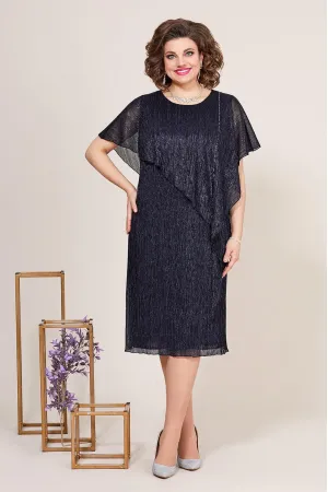 Платье Mira Fashion 5258-4 темно-синий