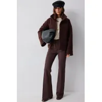 Пальто Люше 4229 коричневый