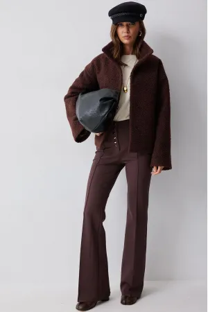 Пальто Люше 4229 коричневый