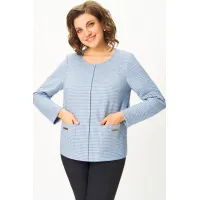 Блузка Дали 4440 голубая Блузка Дали 4440 голубая