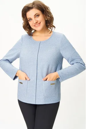 Блузка Дали 4440 голубая