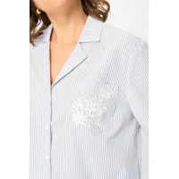 Блузка Svetlana Style 2168 голубая полоска