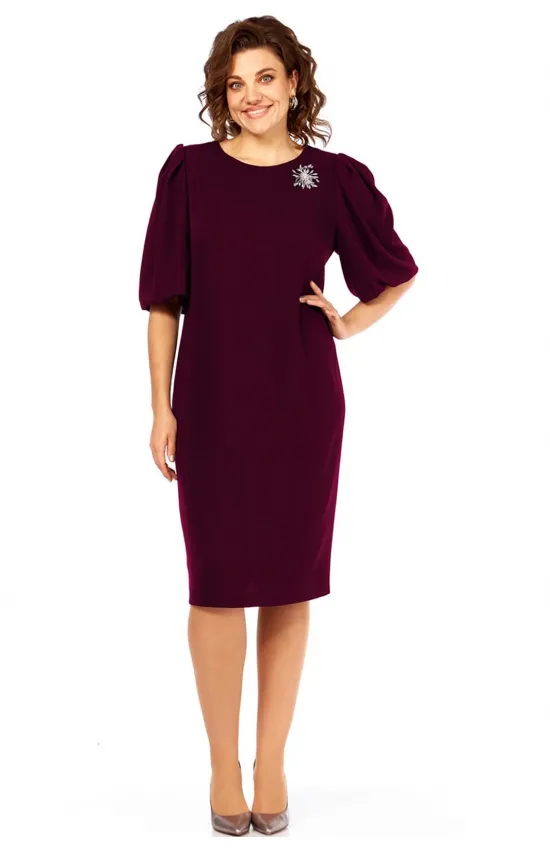 Платье Милора-Стиль 1421 винный