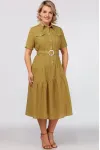 Платье Mira Fashion 5549-4 оливковый