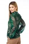Блузка Talia Fashion 439 зеленый