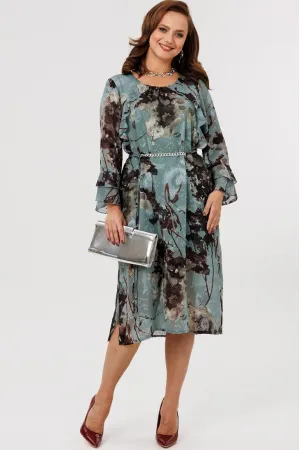 Платье Мублиз 283 бирюза Платье Мублиз 283 бирюза