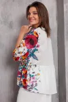 Блузка Begimoda 4131 маковый принт