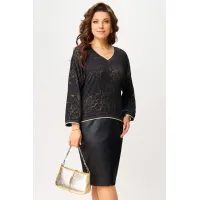 Кофта Fita 20721 Ираида черно-золотистый