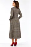 Платье Celentano 5077 серая клетка Платье Celentano 5077 серая клетка