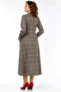 Платье Celentano 5077 серая клетка