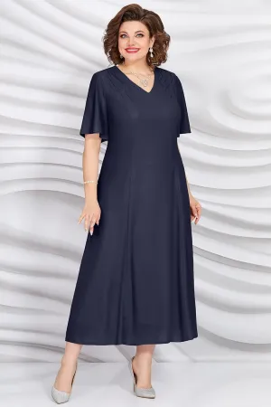 Платье Mira Fashion 5398-2 темно-синий