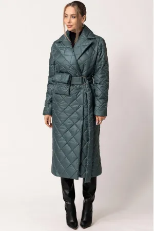 Пальто Golden Valley 7134-1 зеленый