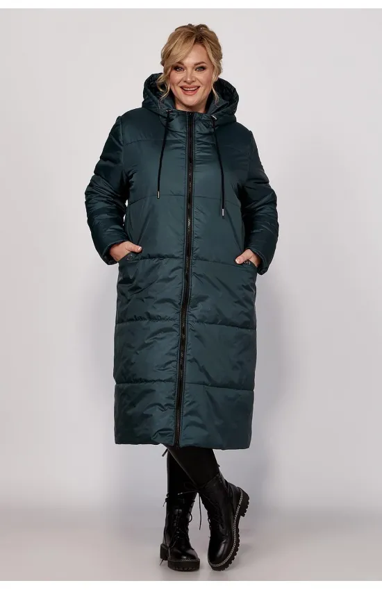 Пальто Algranda 4030-4 Морская волна