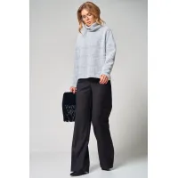 Кофта Laikony L-001-1 клетка графит Кофта Laikony L-001-1 клетка графит