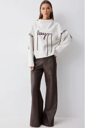 Кофта Люше 4242 молоко