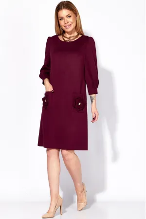Платье Таиер 1401 винный Платье Таиер 1401 винный