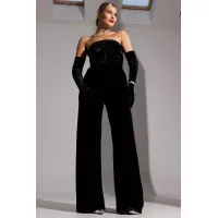 Брюки Мода-Юрс 25-2947br черный