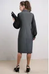 Платье Avanti 1457-1 графитово-чёрный Платье Avanti 1457-1 графитово-чёрный
