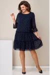 Платье Moda-Versal 2328 тёмно-синий new