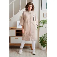 Пальто Rumoda 2019 бежевый