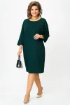 Платье Карина Делюкс М-1377 изумрудный