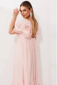 Платье Мода-Юрс 26-2980 пудра