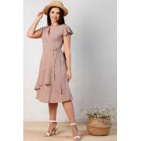 Платье Angelina 449 бежевый Платье Angelina 449 бежевый