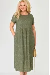 Платье Lady Three Stars 2487 олива Платье Lady Three Stars 2487 олива