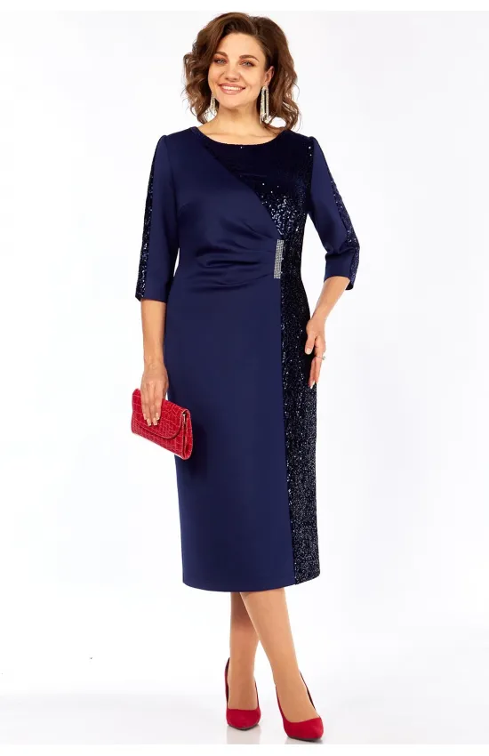 Платье Matini 3.1044 синий водолаз