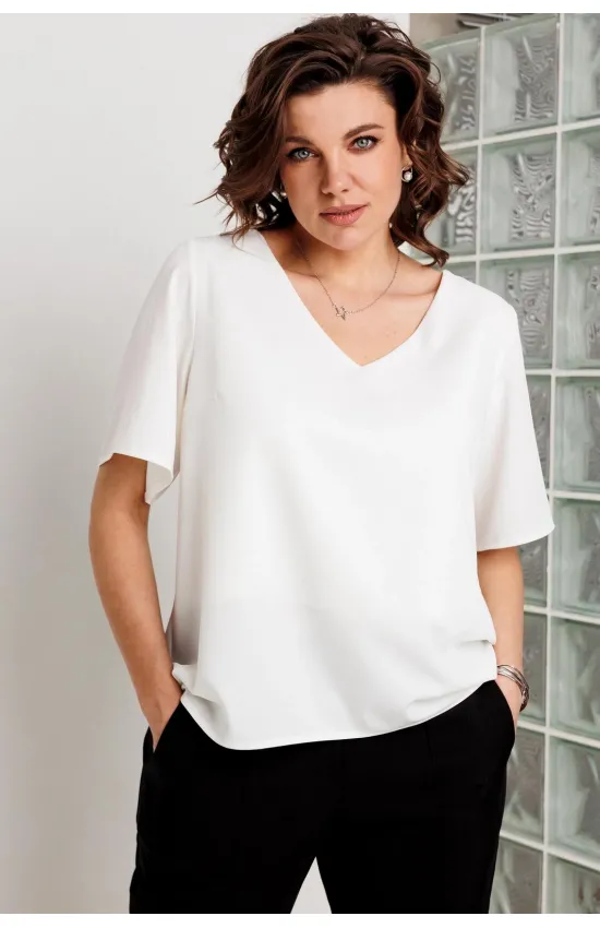 Блузка Begimoda 4166 белый