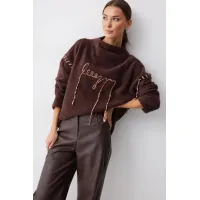 Кофта Люше 4242 коричневый