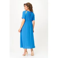 Платье Орхидея Люкс 1599 синий