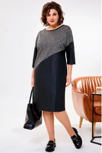 Платье Agatti 5263 черный с золотым