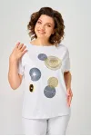 Блузка Rumoda 2239 к.р. белый Блузка Rumoda 2239 к.р. белый
