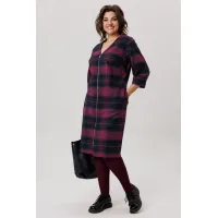 Платье Anelli 1728 Винная геометрия