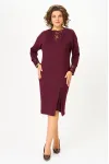 Платье Кокетка И К 1337-1 бордовый