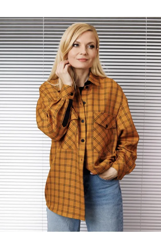 Рубашки Azzara 979Г горчичный