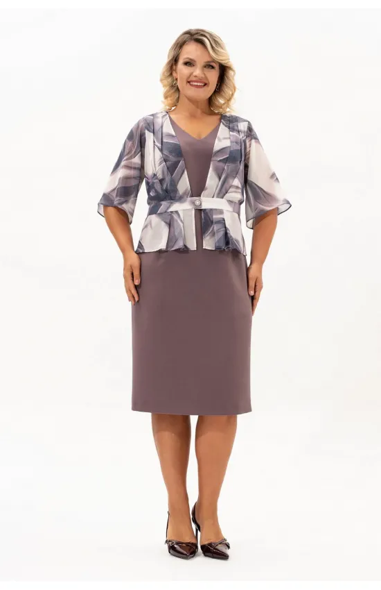 Платье Algranda 4079 Баклажан