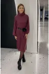 Платье I3I Fashion 103/6 бордо с люрексом