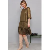 Платье Amori 9824 хаки