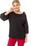 Блузка Talia Fashion 412 черный