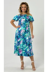 Платье Condra Deluxe 2414 бирюзовый-мятный