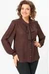Блузка Дали 7050 коричневый